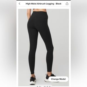 [No longer available] Alo airbrush legging in black